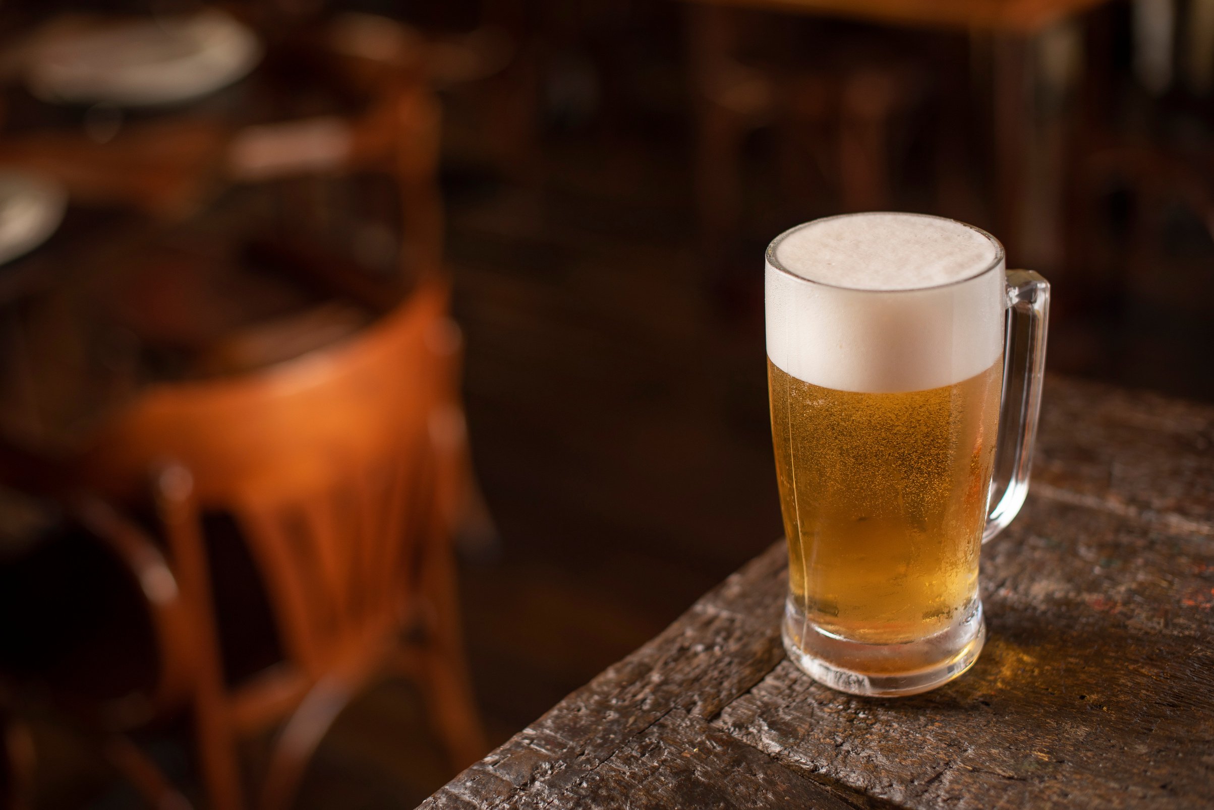 A Mug of Beer on the Table